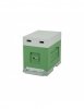 6-frame hive - Wielkopolski - painted with a frame - green